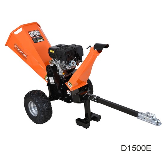 Chipease Wood Chipper Shredder Mulcher 15HP 420CC Electric Start（D1500E）