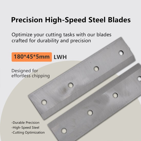 Chipease shredder chipper blade 180mm Chipping Blade 2pc For D900 & D700